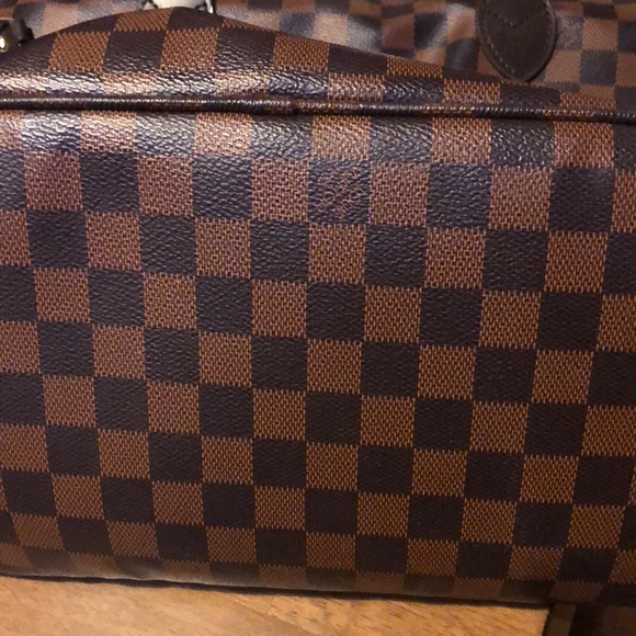 Brown Checkered Tote Bag - Picture 7 of 8